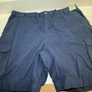 Outdoor Life Blue Cargo Shorts Relaxed Fit